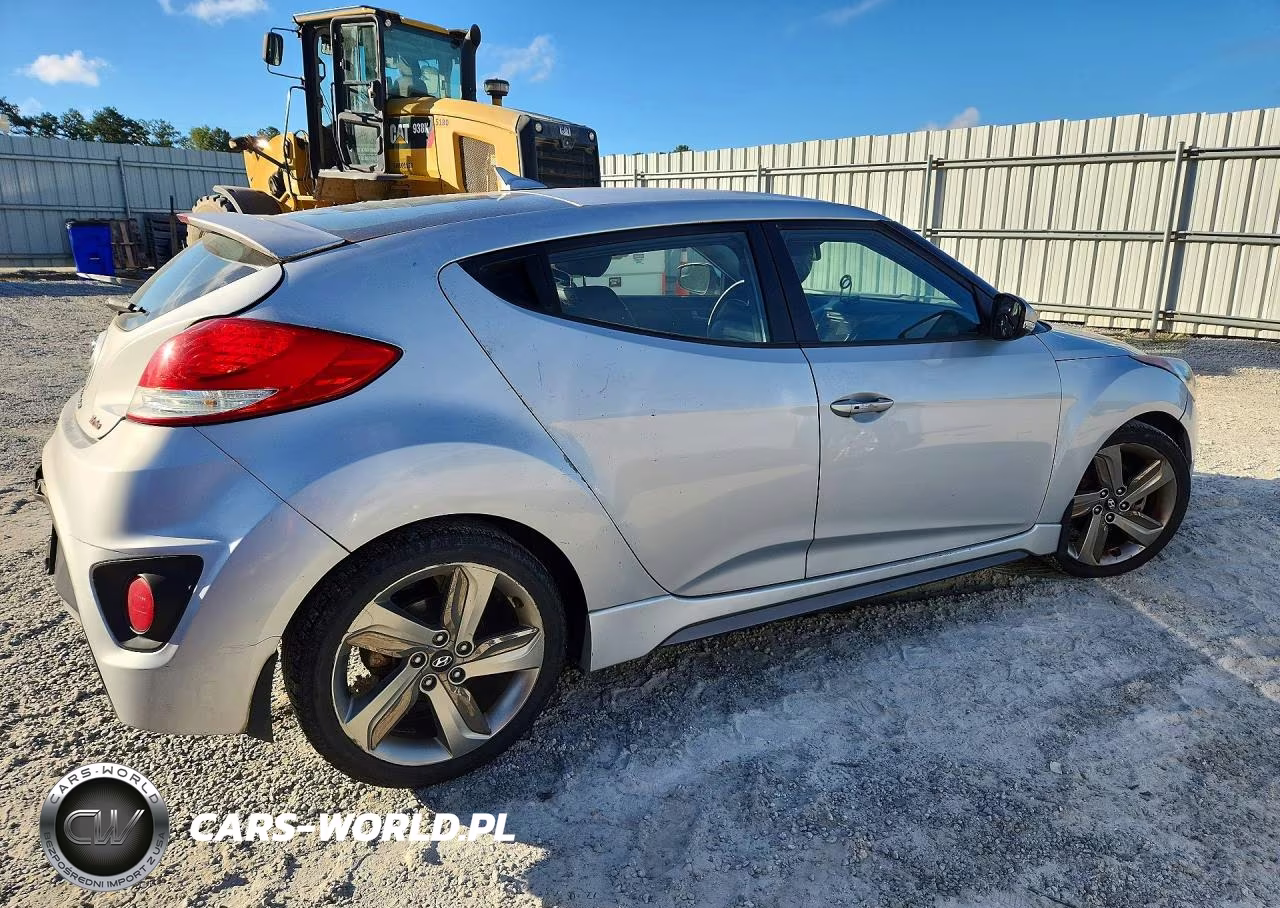 2014 Hyundai Veloster Turbo VIN:KMHTC6AE6EU186494 - 3