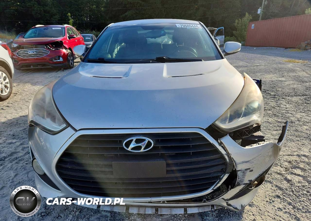 2014 Hyundai Veloster Turbo VIN:KMHTC6AE6EU186494 - 5