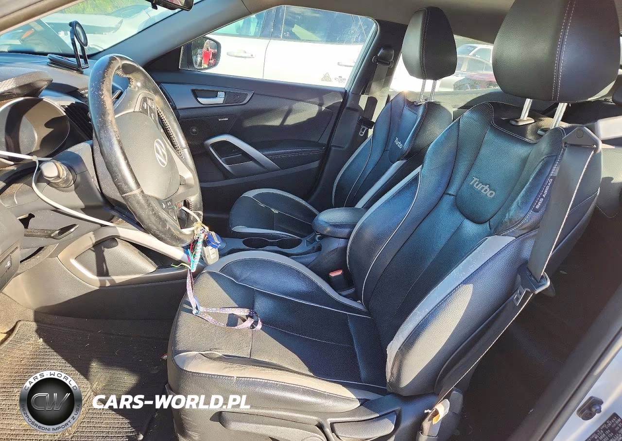 2014 Hyundai Veloster Turbo VIN:KMHTC6AE6EU186494 - 7