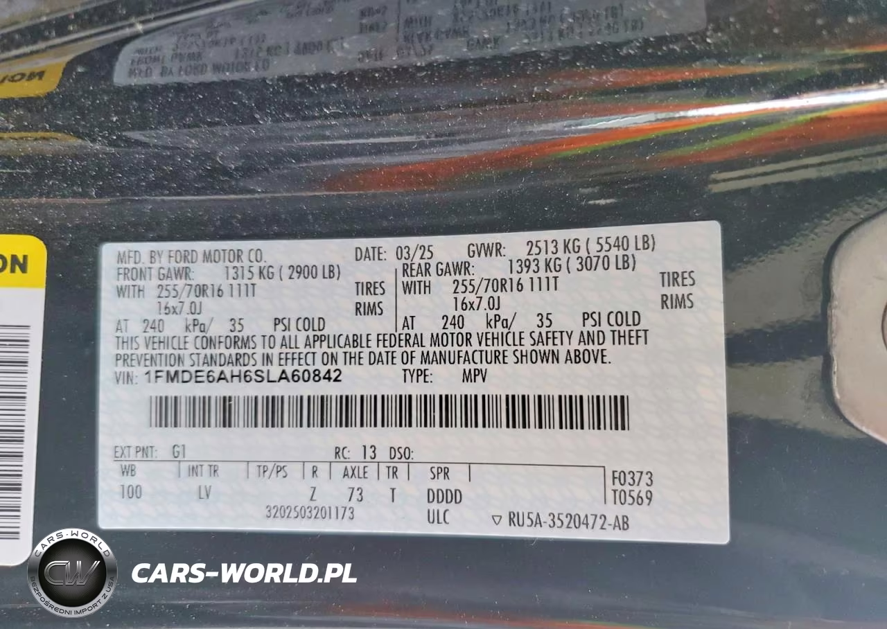 2025 Ford Bronco VIN:1FMDE6AH6SLA60842 - 13