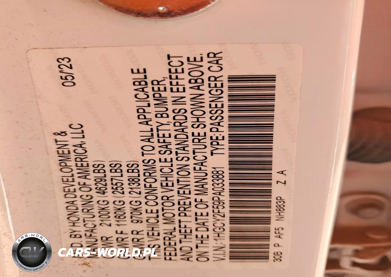 2023 Honda Accord Hybrid Sport VIN:1HGCY2F59PA033881 - 12