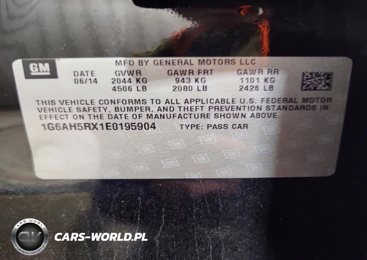 2014 Cadillac Ats Luxury VIN:1G6AH5RX1E0195904 - 12