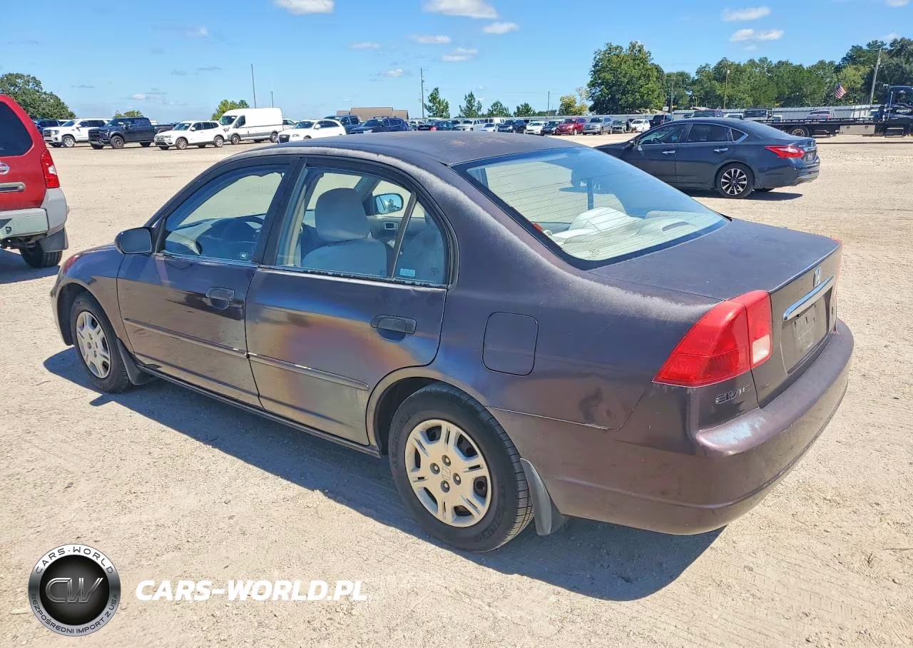 2001 Honda Civic Lx VIN:2HGES16551H541830 - 2