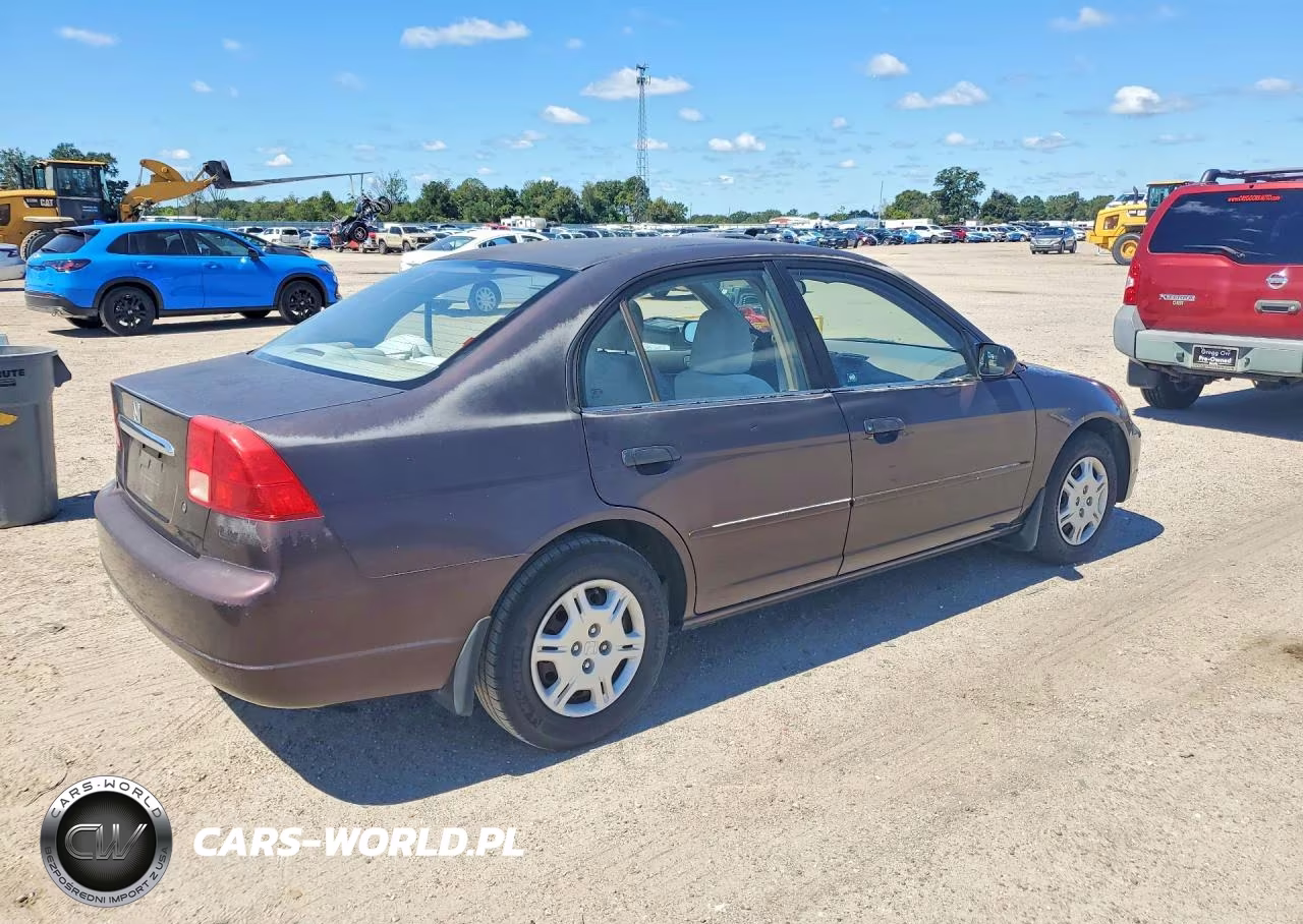 2001 Honda Civic Lx VIN:2HGES16551H541830 - 3