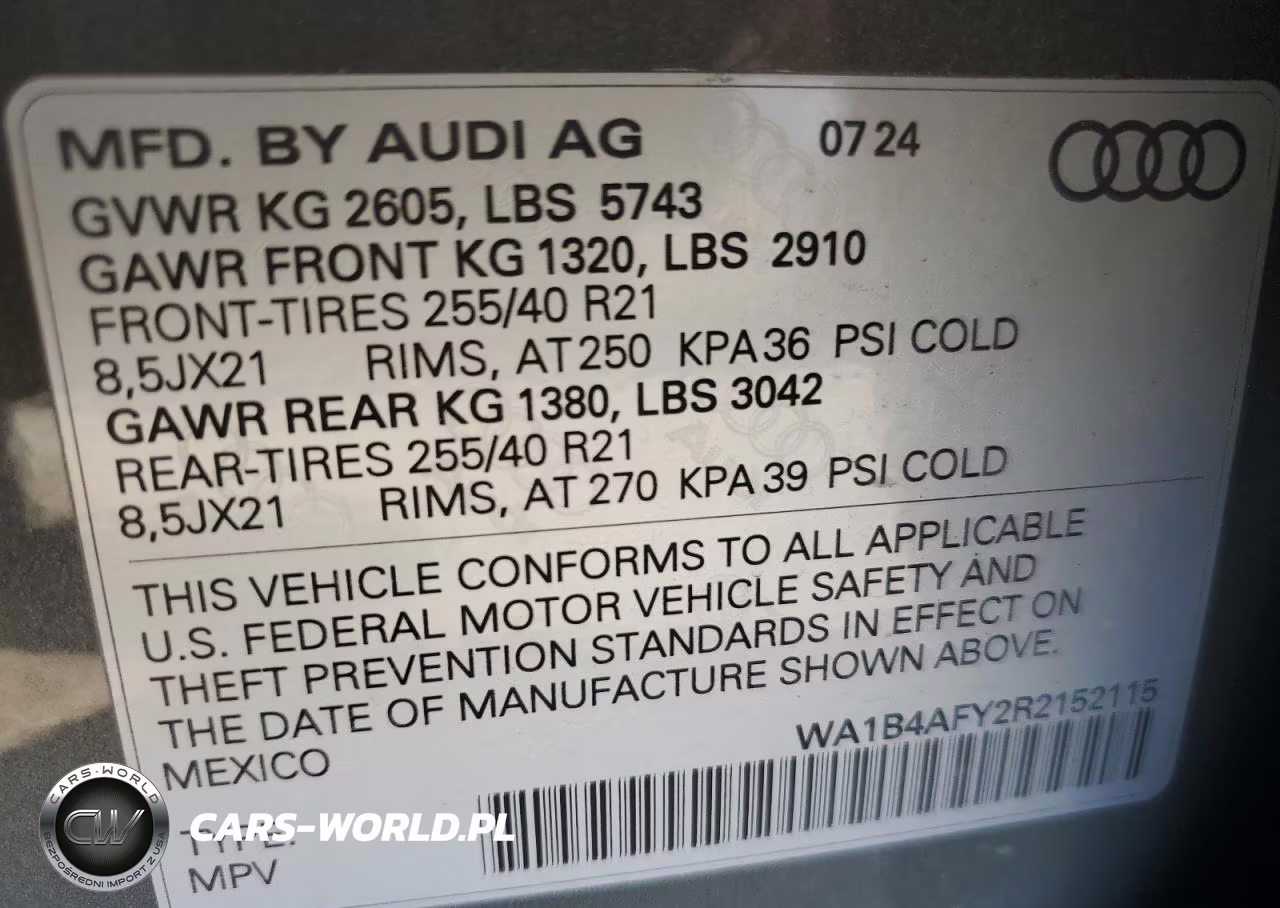 2024 Audi Sq5 Premium Plus VIN:WA1B4AFY2R2152115 - 13