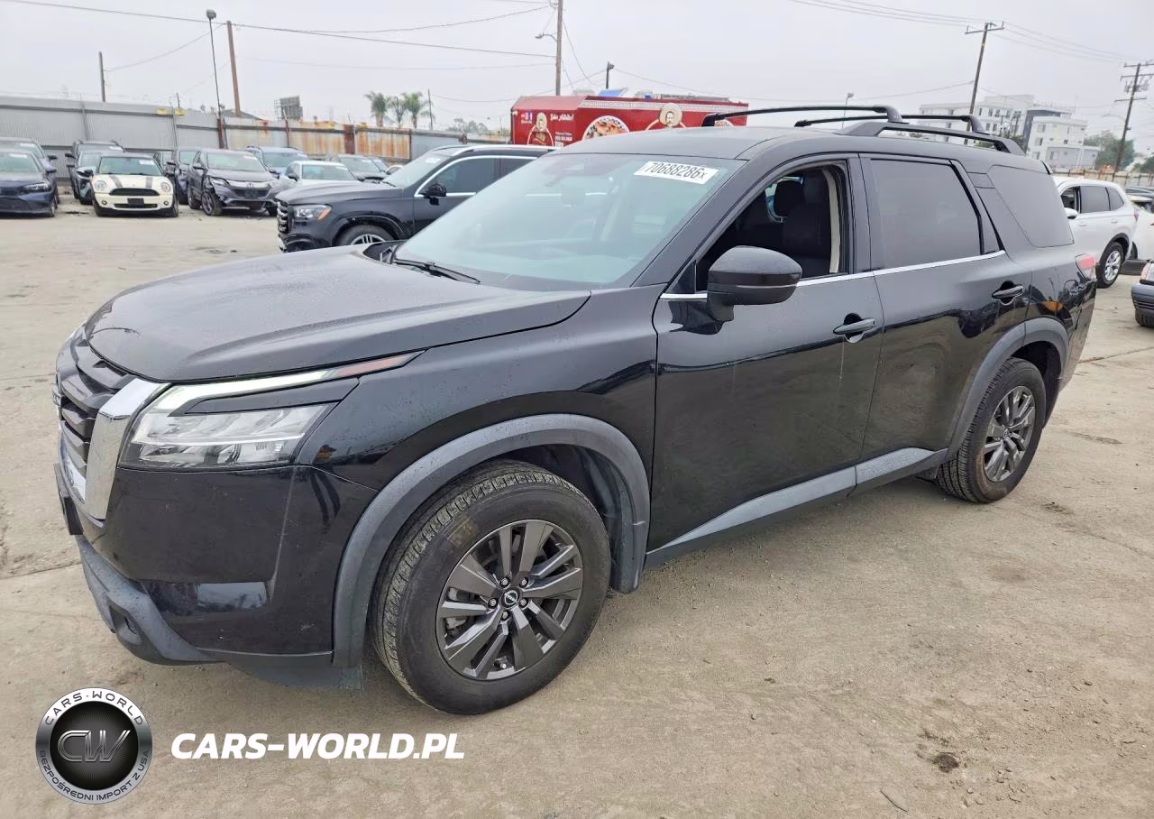 2022 Nissan Pathfinder Sv VIN:5N1DR3BA9NC210662 - 1