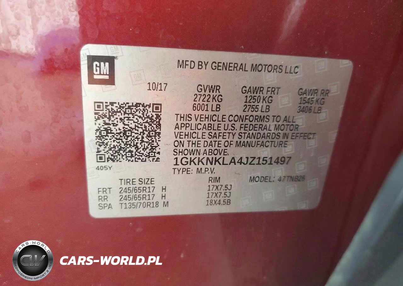 2018 GMC Acadia Sle VIN:1GKKNKLA4JZ151497 - 13