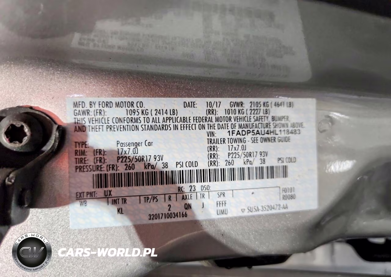 2017 Ford C-Max Se VIN:1FADP5AU4HL118483 - 12