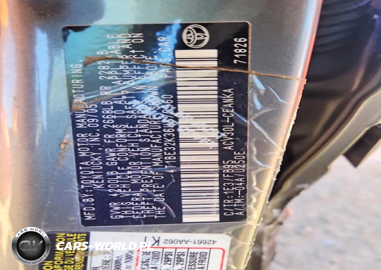 2006 Toyota Camry Standard VIN:4T1BE32K36U675560 - 12