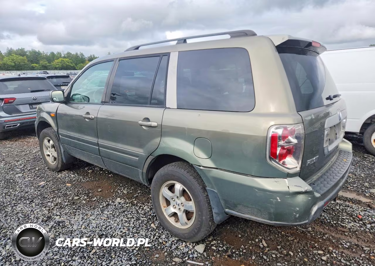 2007 Honda Pilot Exl VIN:2HKYF18537H502649 - 2