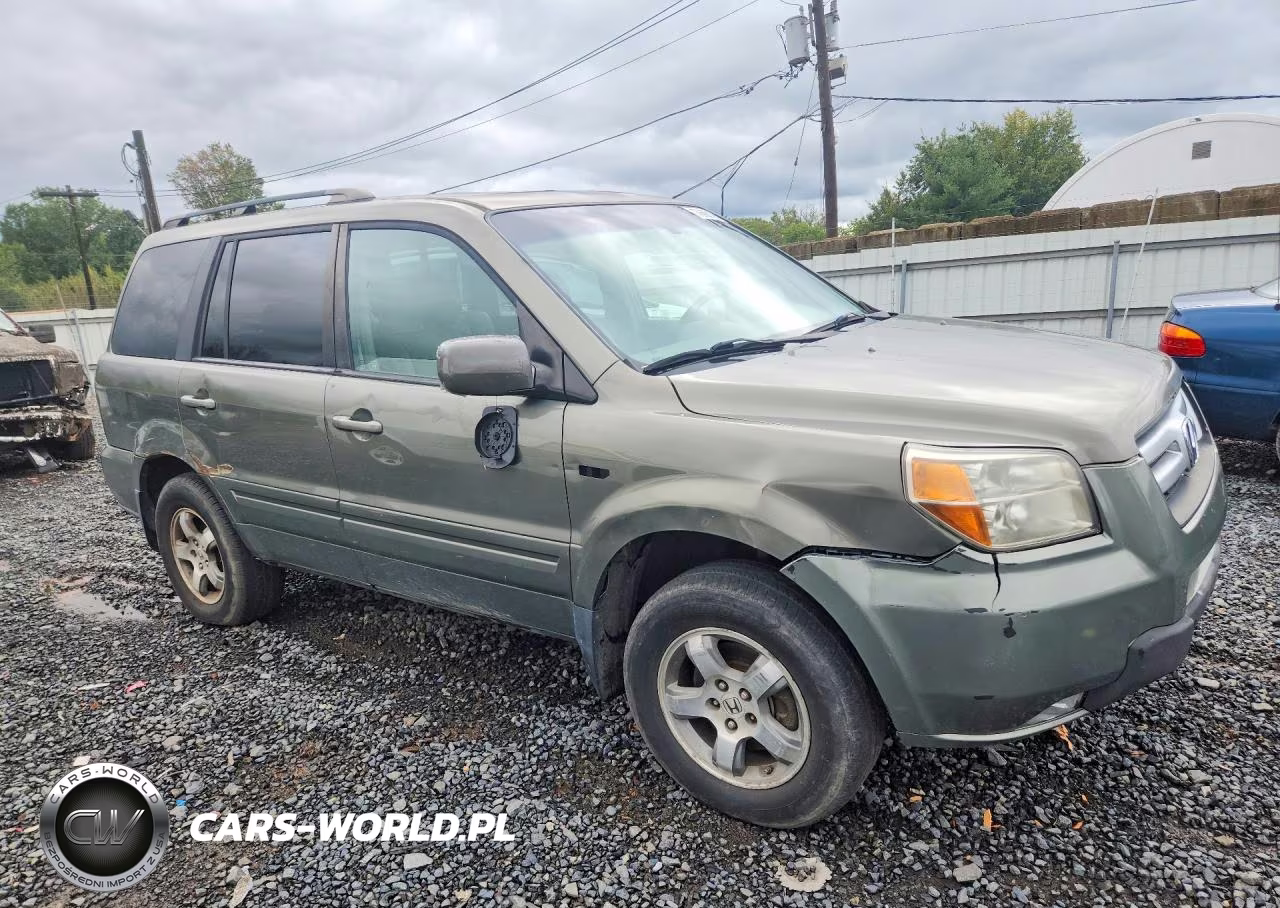 2007 Honda Pilot Exl VIN:2HKYF18537H502649 - 4
