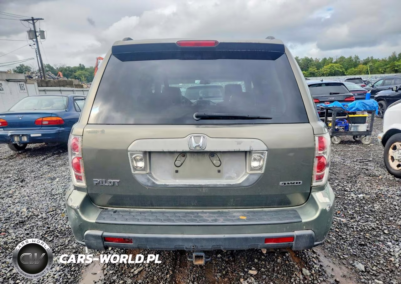 2007 Honda Pilot Exl VIN:2HKYF18537H502649 - 6