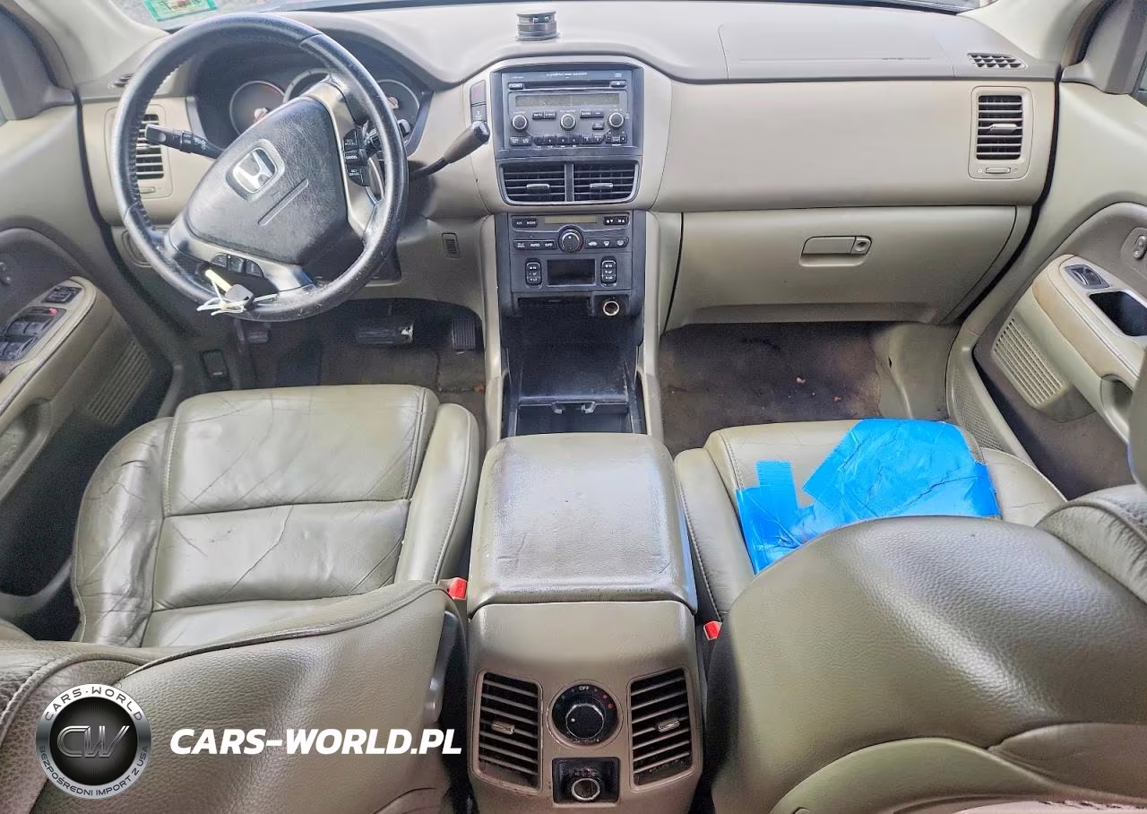 2007 Honda Pilot Exl VIN:2HKYF18537H502649 - 8