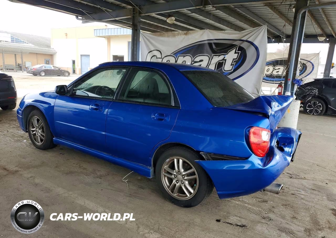 2005 Subaru Impreza Wrx VIN:JF1GD29635H501615 - 2