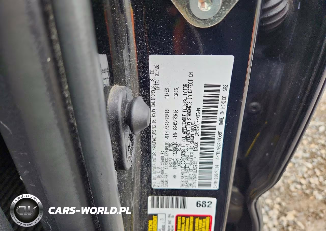 2020 Toyota Tacoma Sr5 V6 VIN:3TMCZ5AN1LM323517 - 12