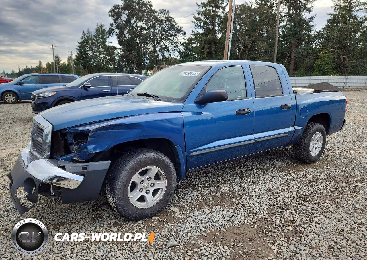 2005 Dodge Dakota Quad Slt VIN:1D7HE48N25S209687 - 1