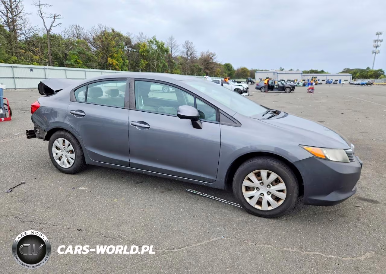 2012 Honda Civic Lx VIN:19XFB2F50CE311295 - 4