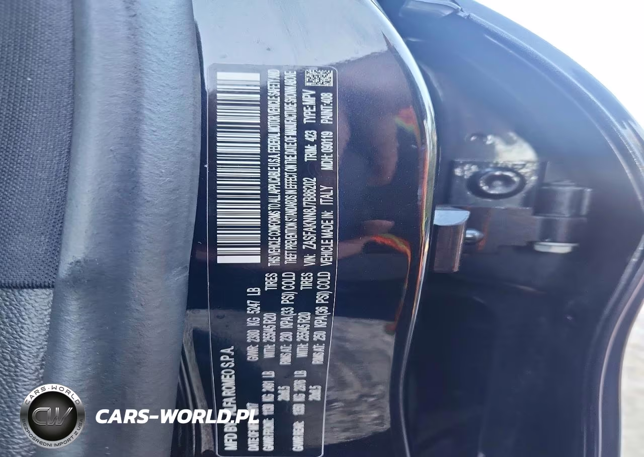 2018 Alfa Romeo Stelvio Ti Sport VIN:ZASFAKNN8J7B86202 - 14