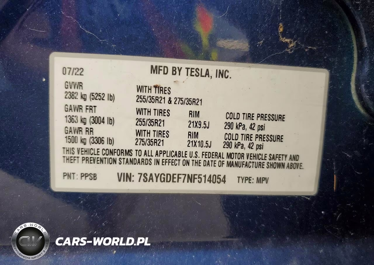 2022 Tesla Model Y VIN:7SAYGDEF7NF514054 - 13