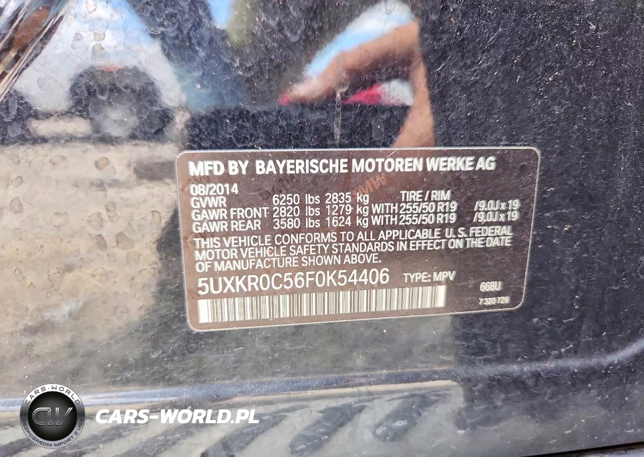2015 BMW X5 xDrive35I VIN:5UXKR0C56F0K54406 - 12