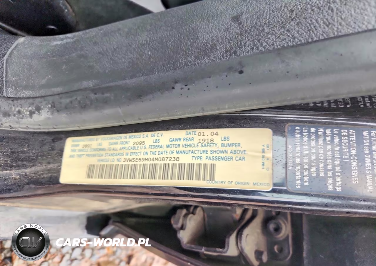 2004 Volkswagen Jetta Gls VIN:3VWSE69M04M087238 - 12