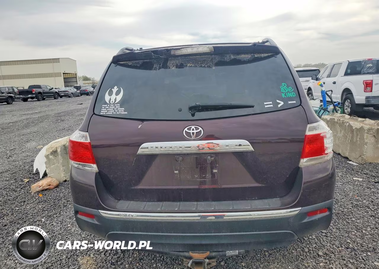 2012 Toyota Highlander Se VIN:5TDZK3EH1CS084977 - 6