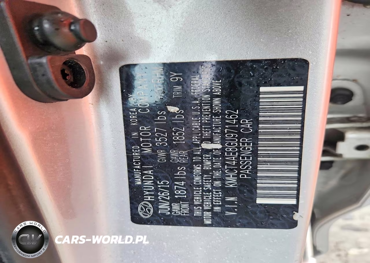 2016 Hyundai Accent Se VIN:KMHCT4AE8GU971462 - 12