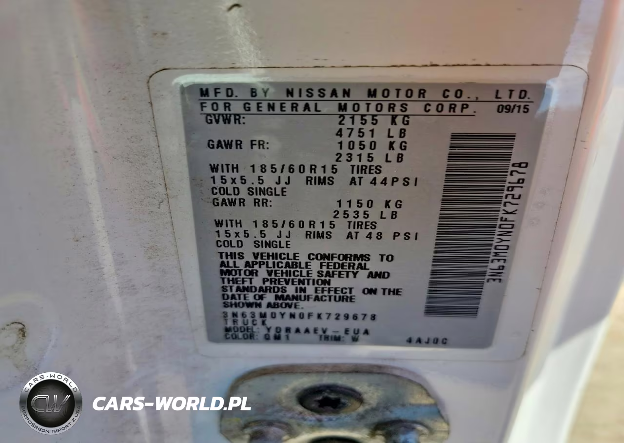 2015 Chevrolet City Express Ls VIN:3N63M0YN0FK729678 - 13
