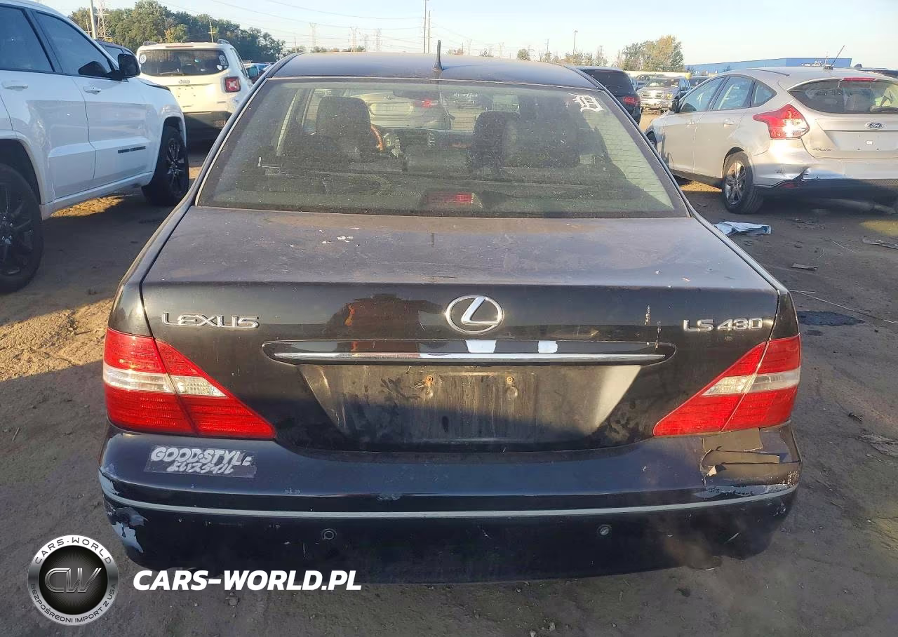 2004 Lexus Ls 430 VIN:JTHBN36F740167161 - 6