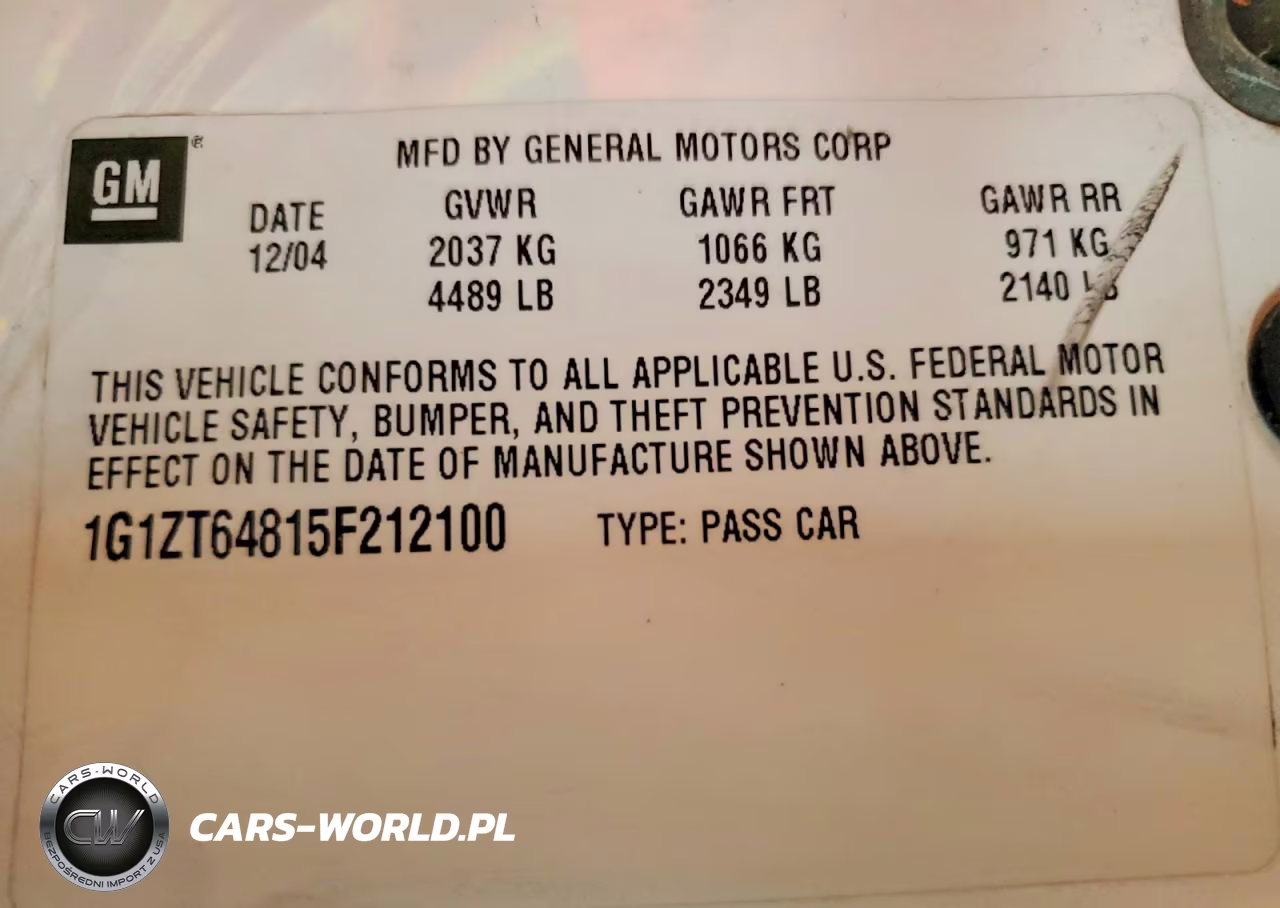 2005 Chevrolet Malibu Maxx Ls VIN:1G1ZT64815F212100 - 12