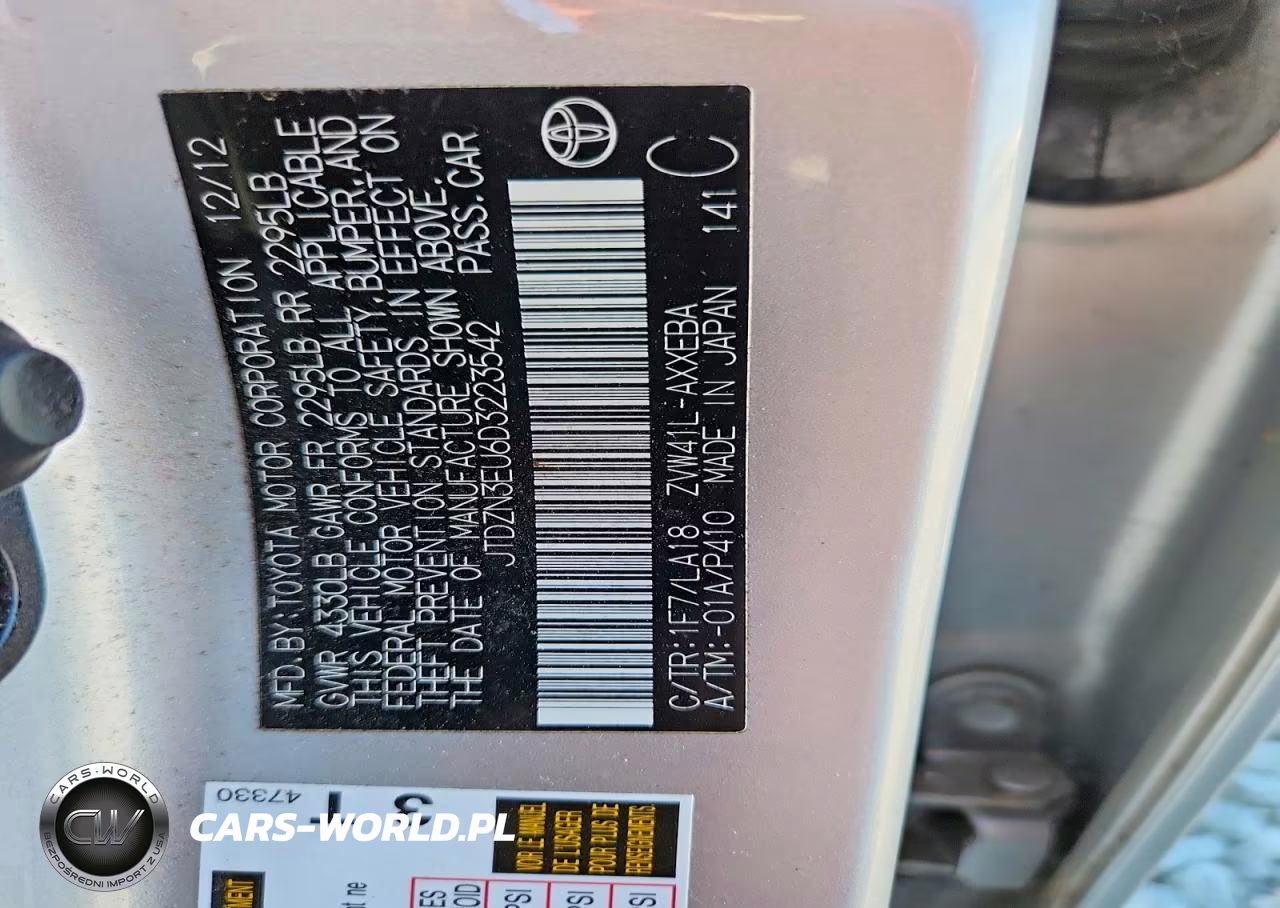 2013 Toyota Prius V Five VIN:JTDZN3EU6D3223542 - 12