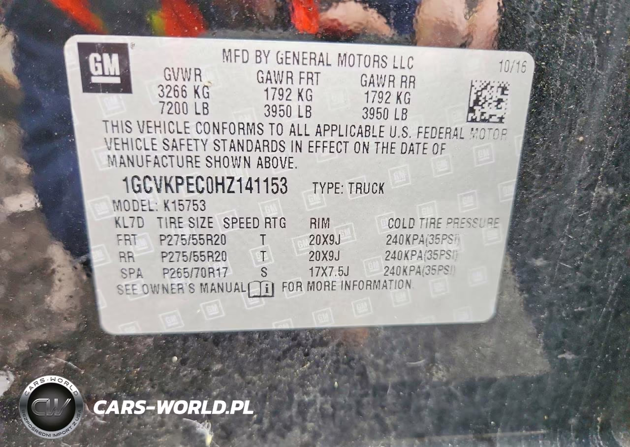 2017 Chevrolet Silverado K1500 Custom VIN:1GCVKPEC0HZ141153 - 12