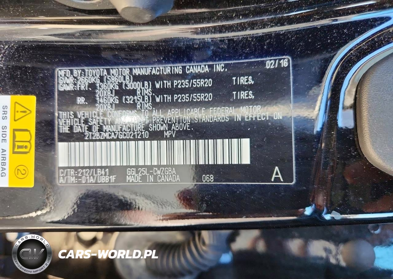 2016 Lexus Rx 350 Base VIN:2T2BZMCA7GC021210 - 13
