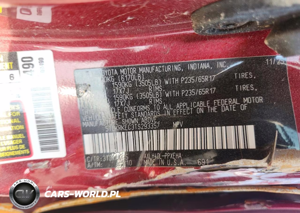 2026 Toyota Sienna Le VIN:5TDKRKEC3TS293357 - 12