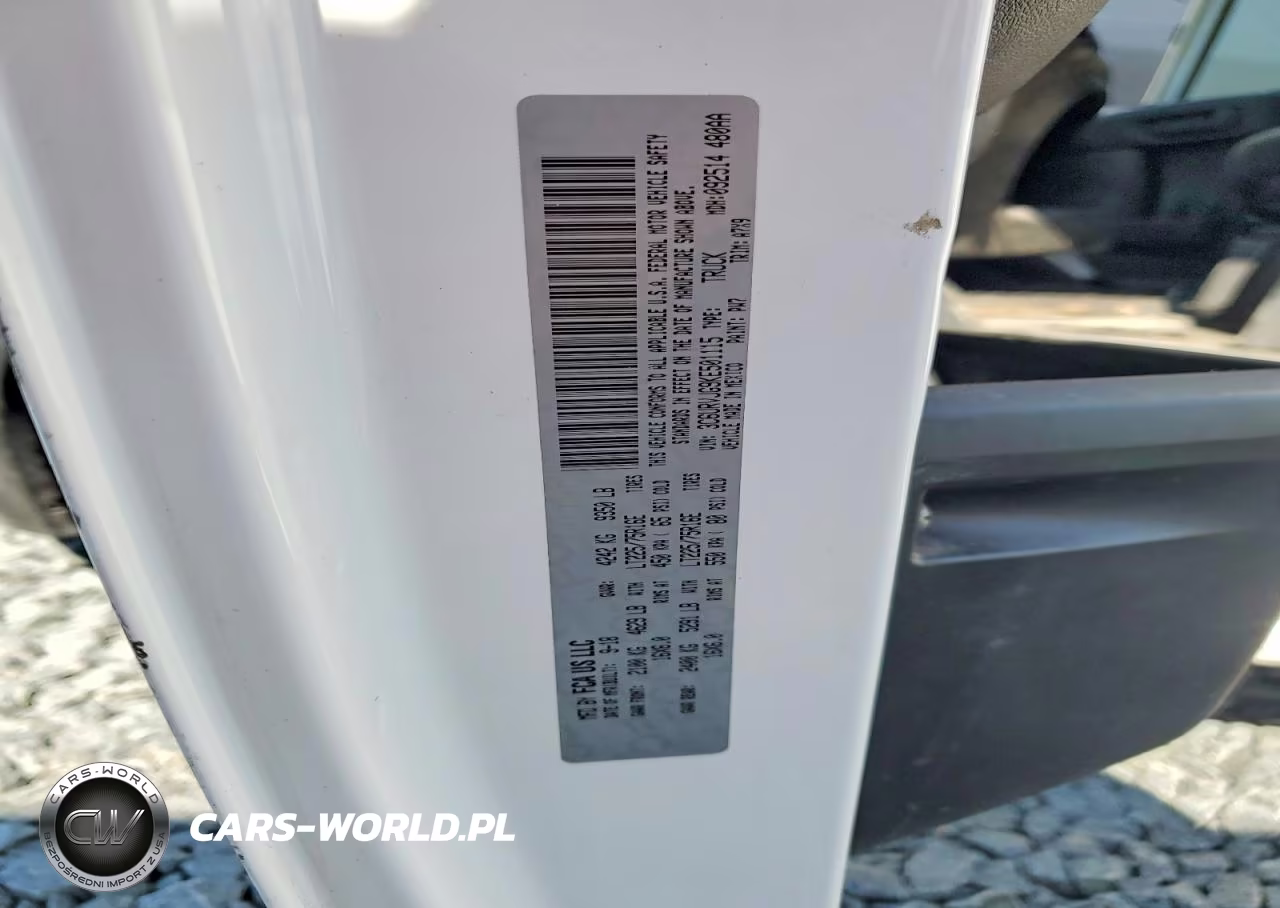 2019 Ram Promaster 3500 Delivery Van VIN:3C6URVJG9KE501115 - 13