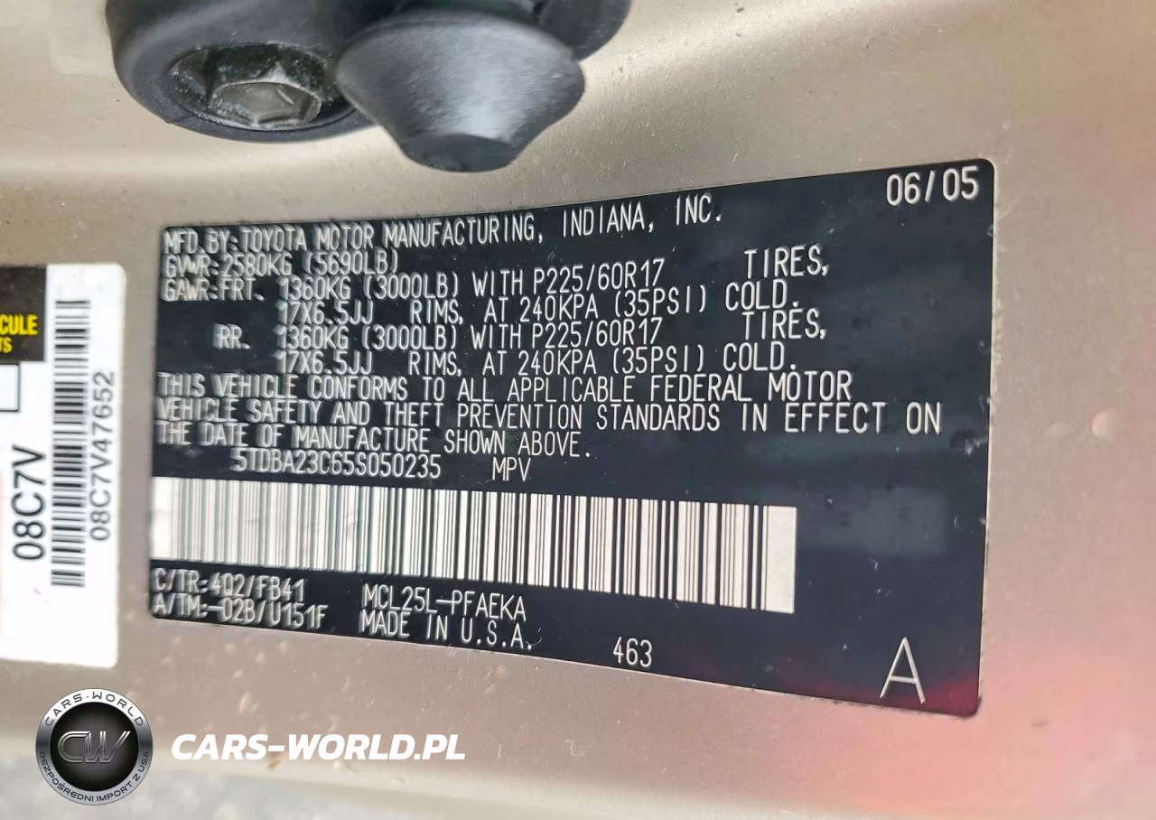 2005 Toyota Sienna Le VIN:5TDBA23C65S050235 - 13