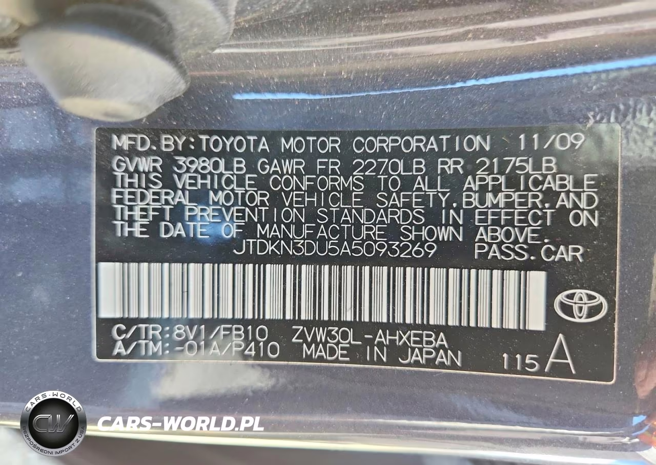 2010 Toyota Prius Ii VIN:JTDKN3DU5A5093269 - 12
