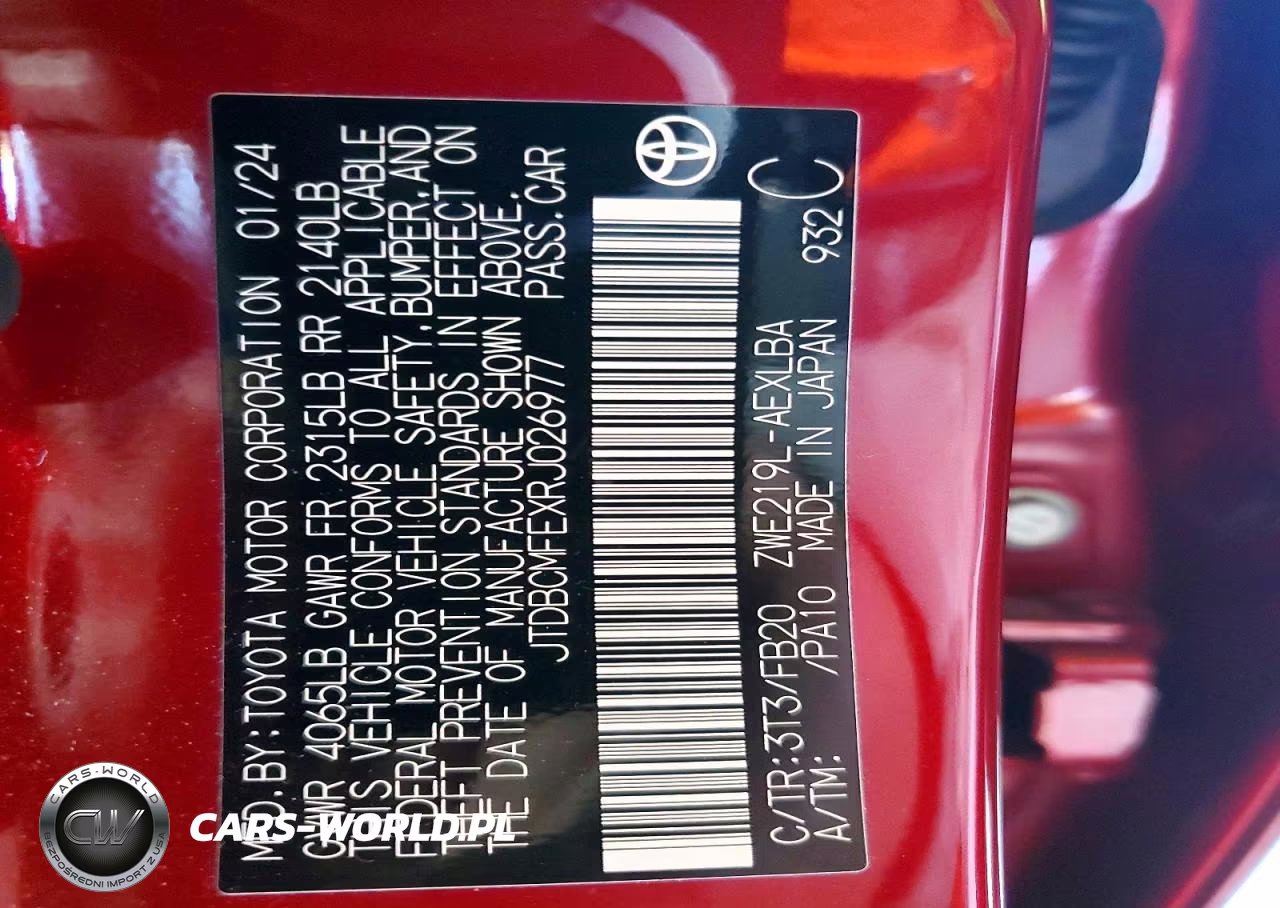 2024 Toyota Corolla Hybrid Le VIN:JTDBCMFEXRJ026977 - 13