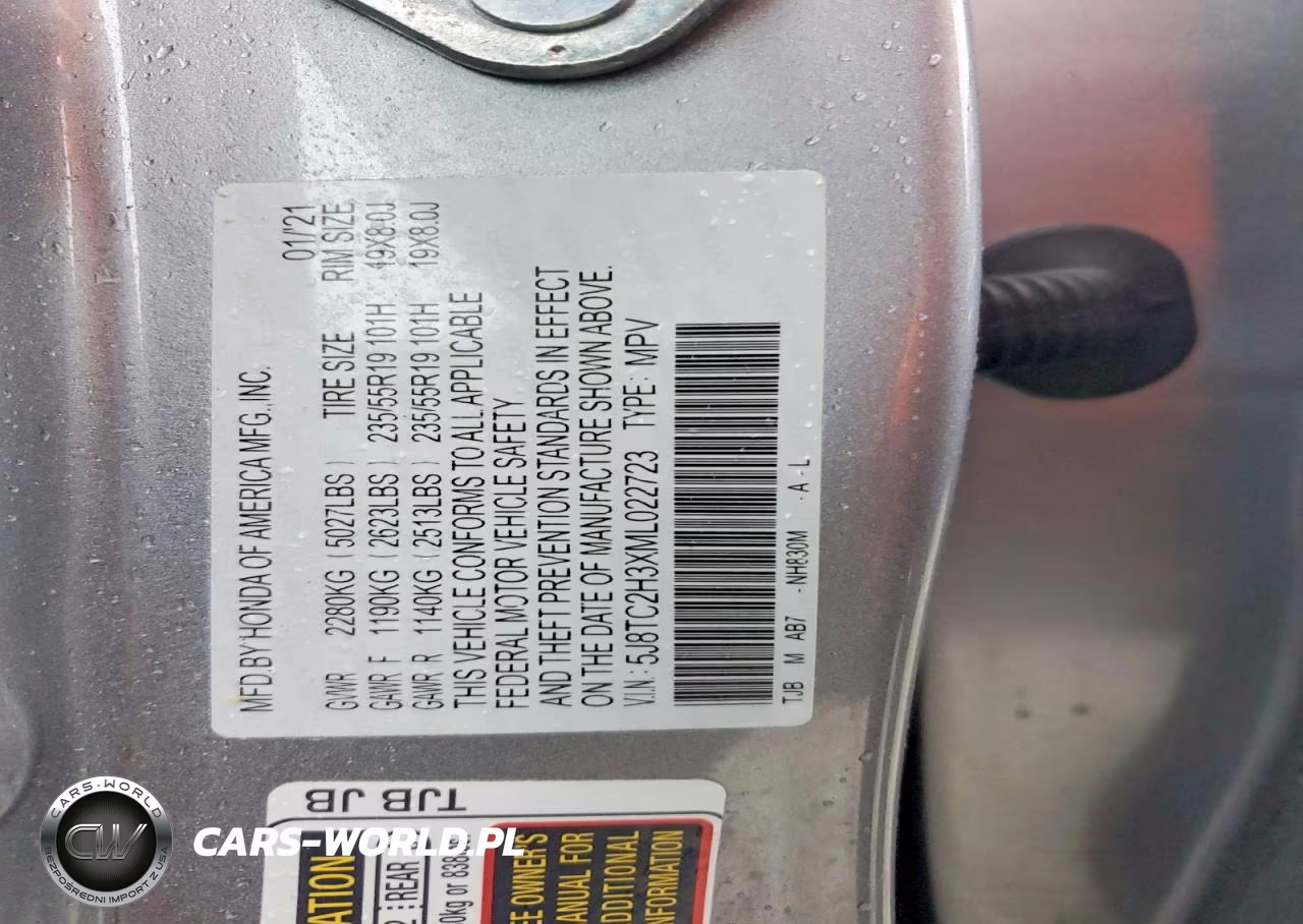 2021 Acura Rdx VIN:5J8TC2H3XML022723 - 13