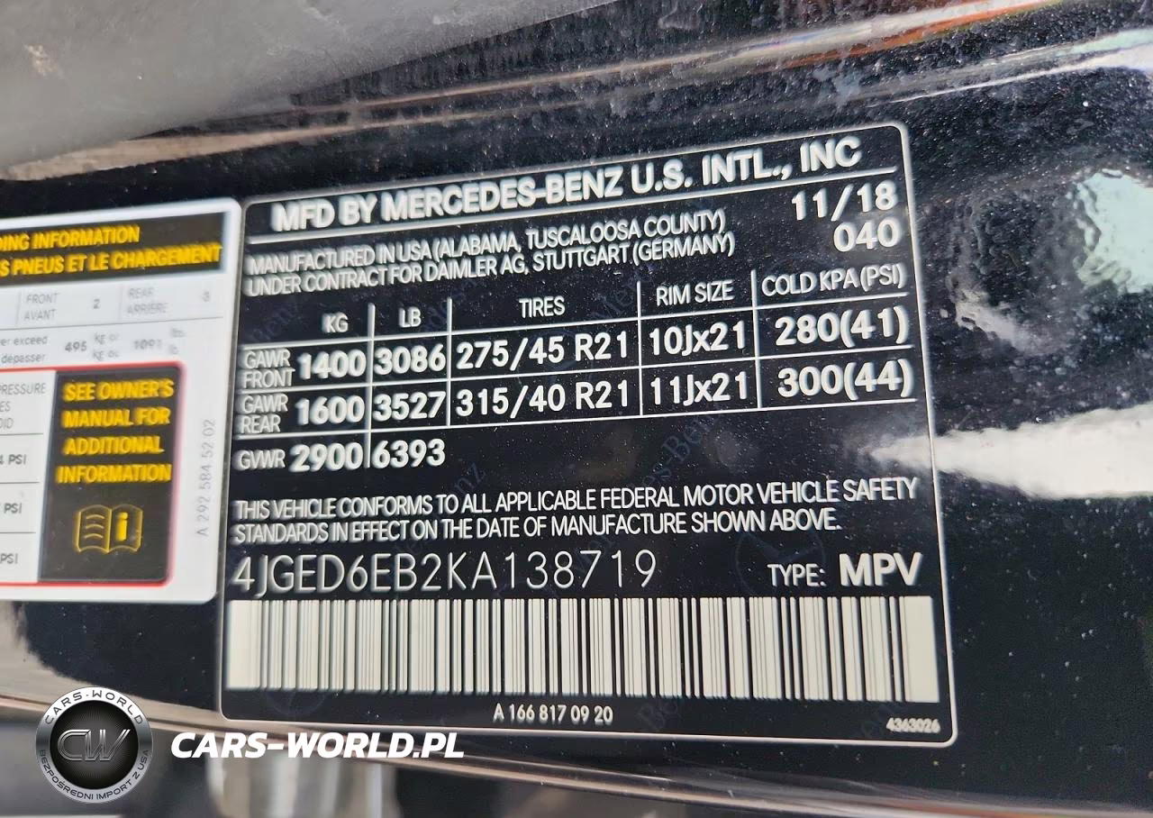 2019 Mercedes-Benz Gle Coupe 43 Amg VIN:4JGED6EB2KA138719 - 13