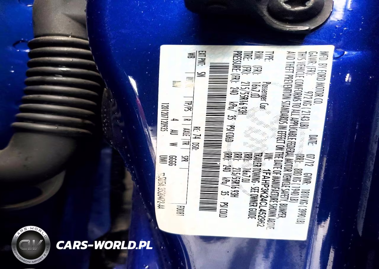 2012 Ford Focus Se VIN:1FAHP3K24CL452962 - 13