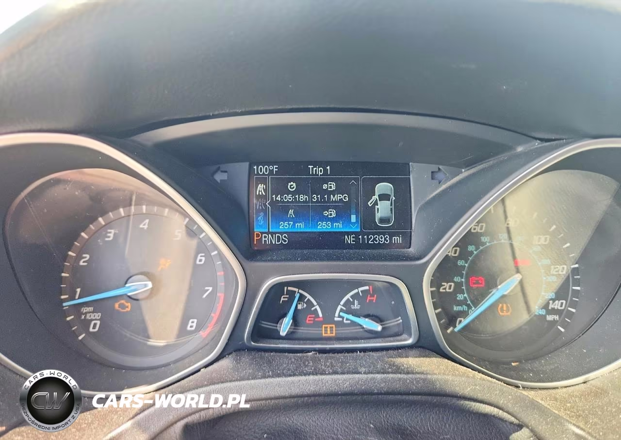 2014 Ford Focus Titanium VIN:1FADP3N28EL253703 - 9