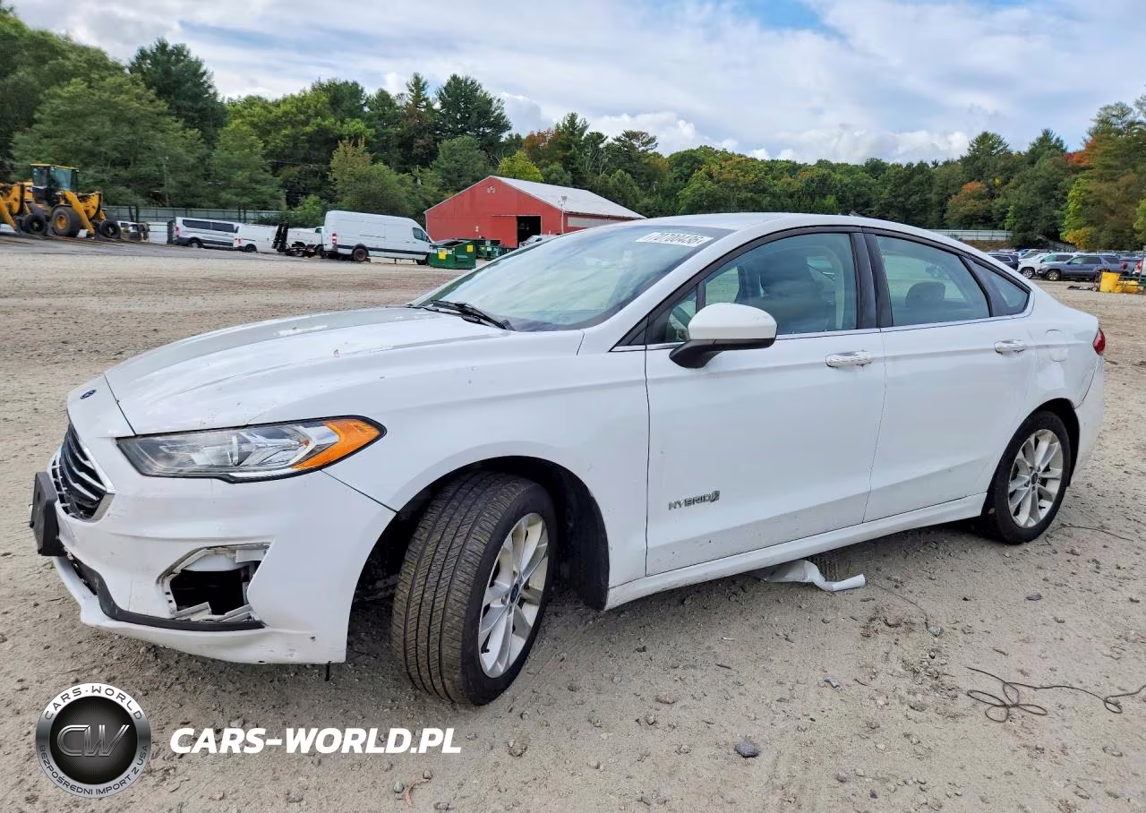 2019 Ford Fusion Se VIN:3FA6P0LU9KR101163 - 1