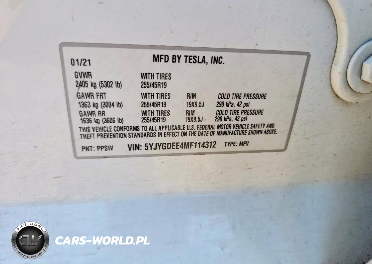 2021 Tesla Model Y VIN:5YJYGDEE4MF114312 - 13