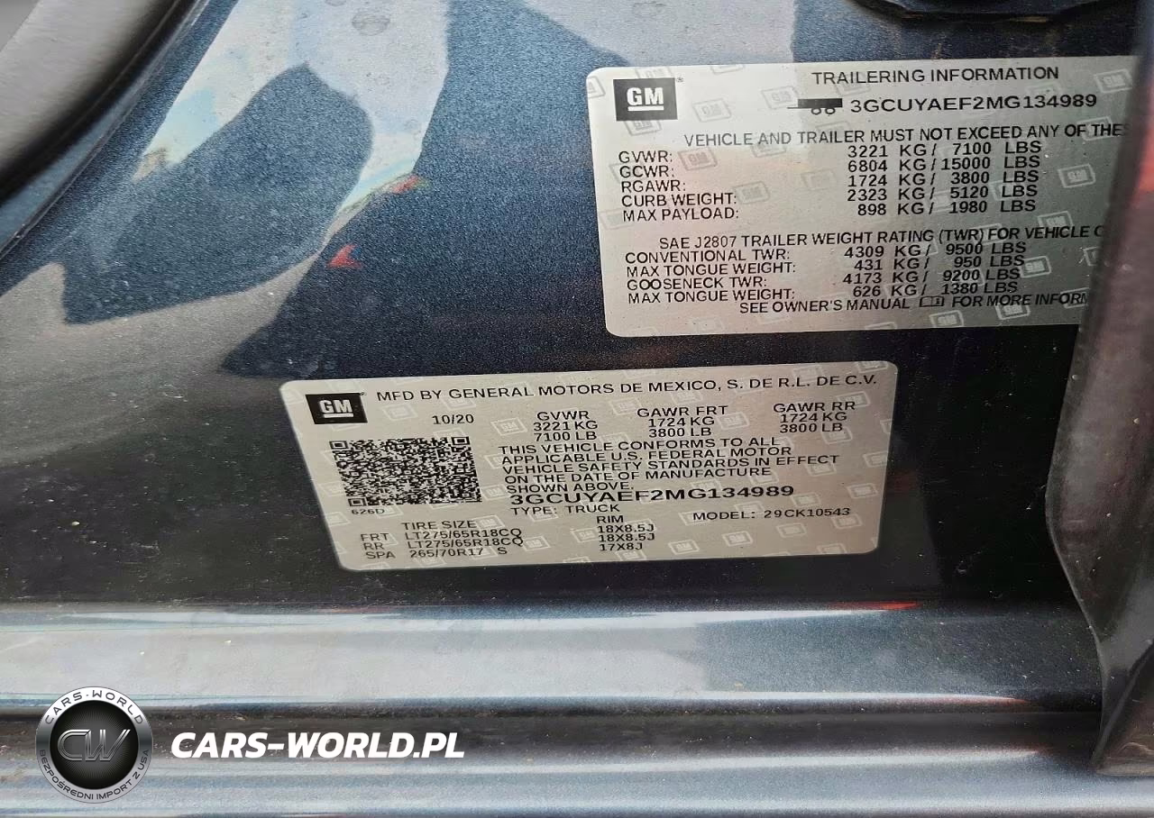 2021 Chevrolet Silverado K1500 VIN:3GCUYAEF2MG134989 - 13