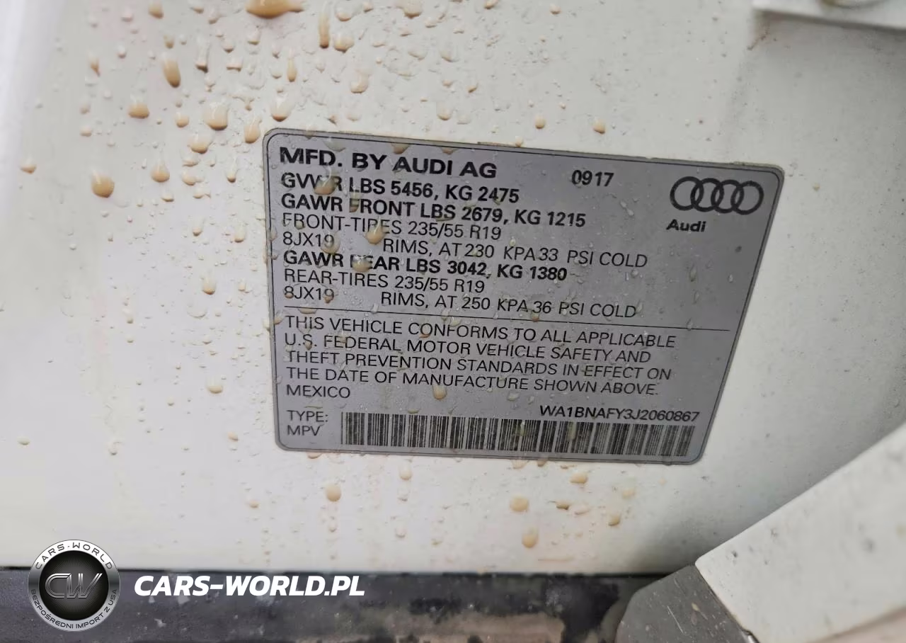 2018 Audi Q5 Premium Plus VIN:WA1BNAFY3J2060867 - 12