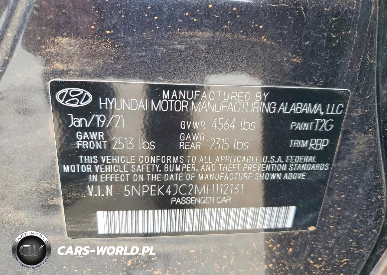 2021 Hyundai Sonata N Line VIN:5NPEK4JC2MH112131 - 12