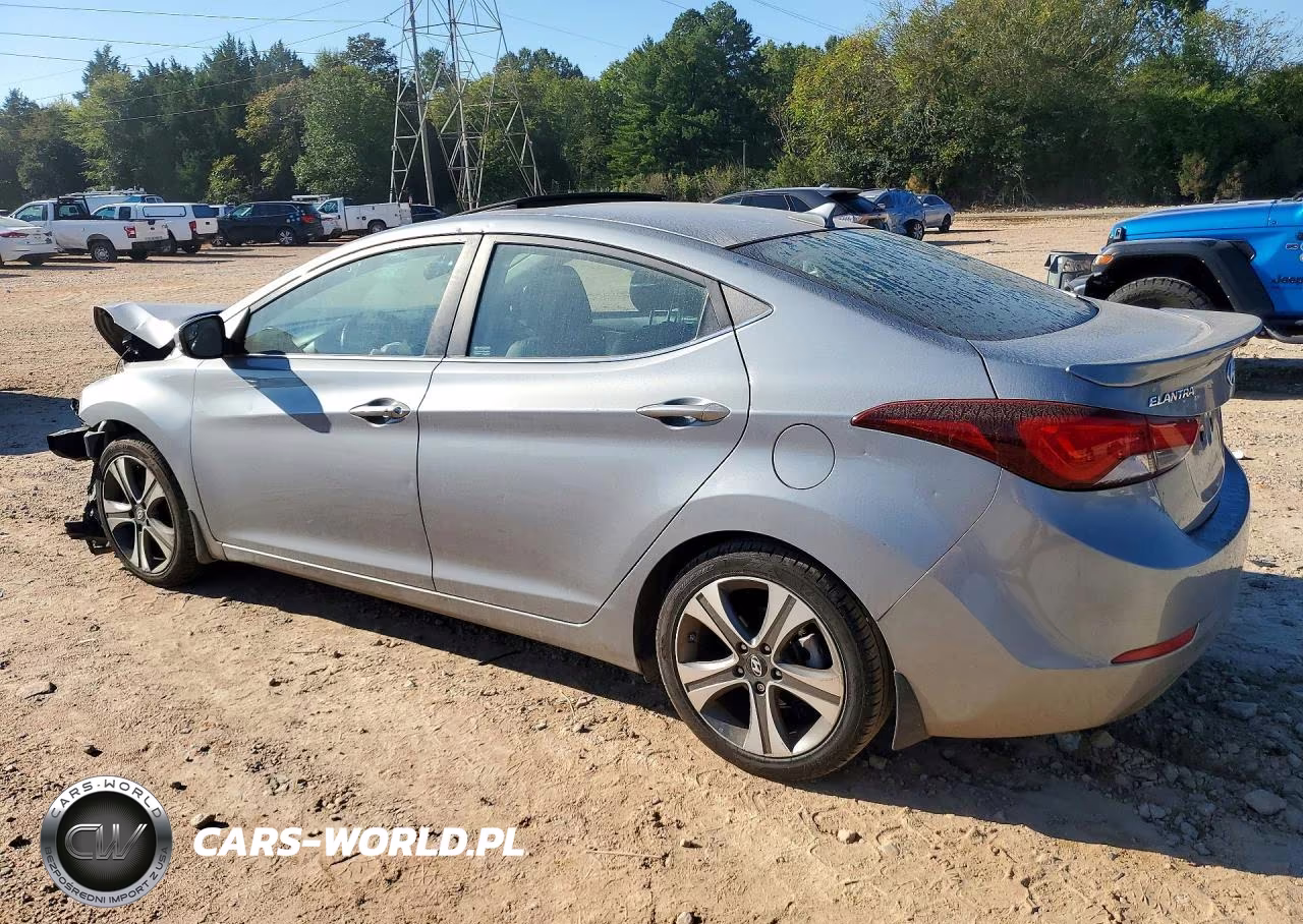 2015 Hyundai Elantra Sport VIN:KMHDH4AHXFU229689 - 2