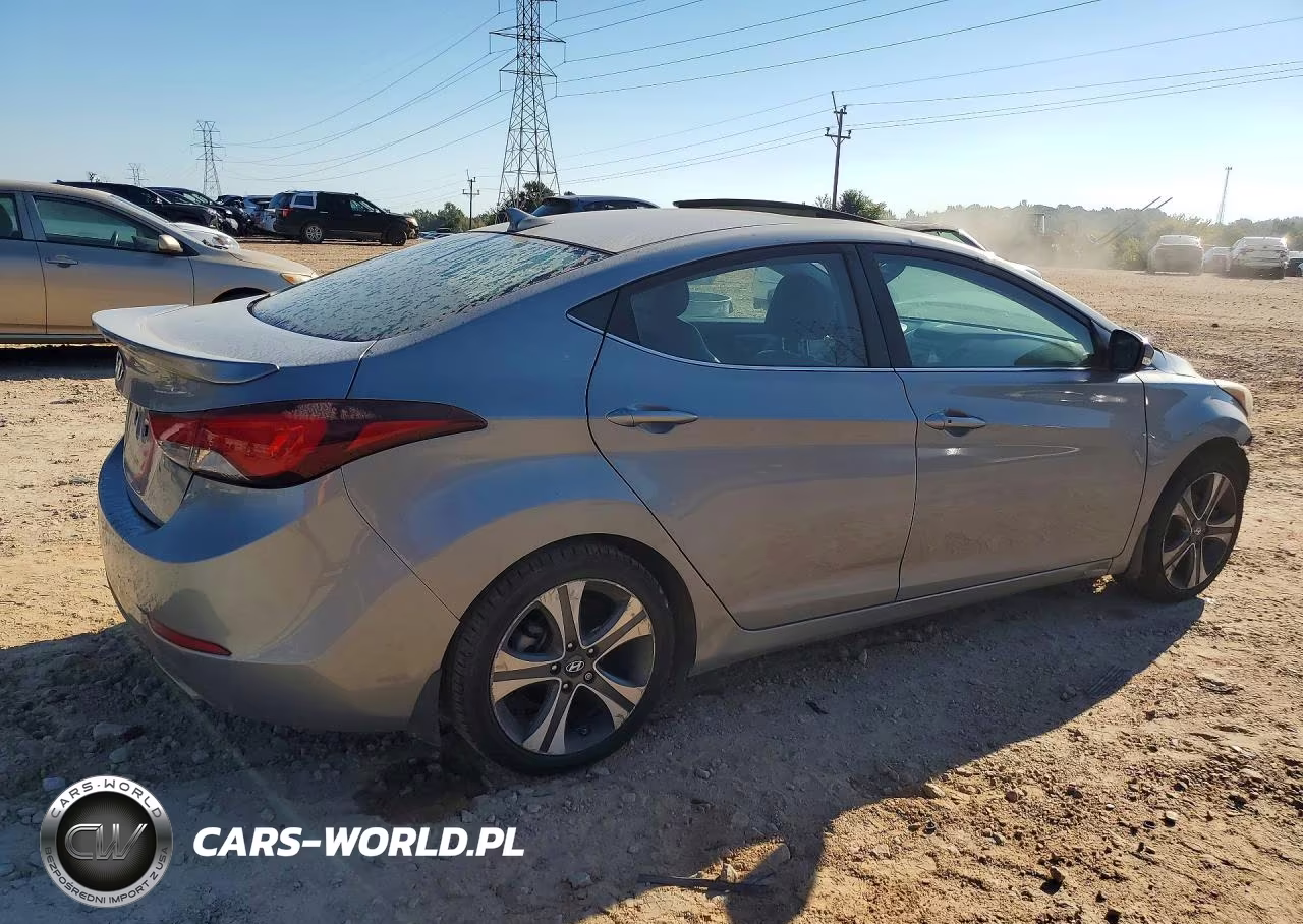 2015 Hyundai Elantra Sport VIN:KMHDH4AHXFU229689 - 3