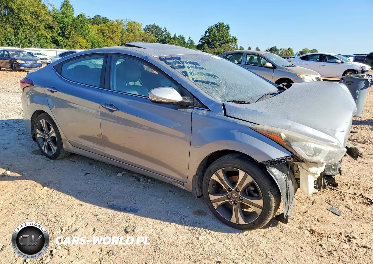 2015 Hyundai Elantra Sport VIN:KMHDH4AHXFU229689 - 4